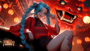 4K 龙年金克丝