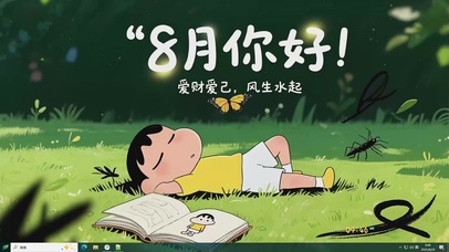 可爱悠闲小新主题