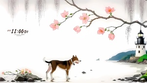 看灯塔的小狗