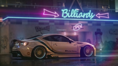 4K_夜店外的GTR跑车