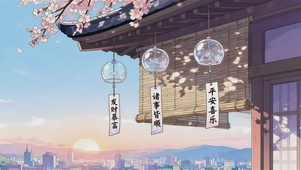 浪漫意境日出
