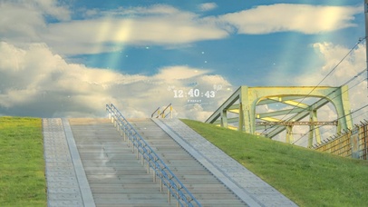 4k 治愈唯美云海阶梯