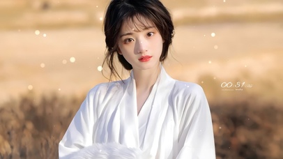 4K清纯古风女孩