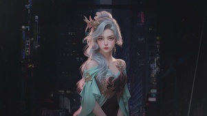 护眼-古风性感美女