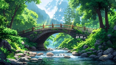 青山之小桥流水