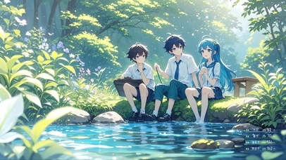 青春年少小清新壁纸