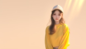 帽子女孩