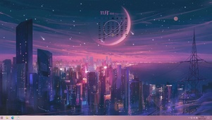 城市下星空
