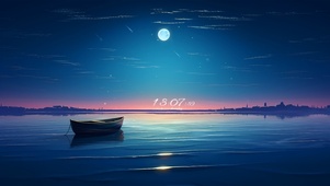 弥漫的夜空