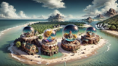 4K唯美岛屿风景