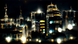 城市梦幻夜景