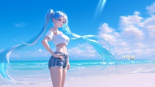 海边的女孩