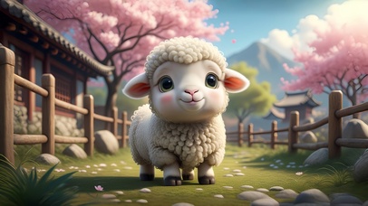 十二生肖之可爱羊