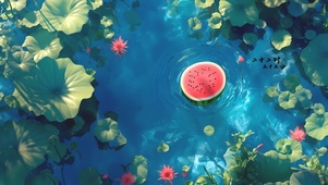 清凉夏日 水镇西瓜