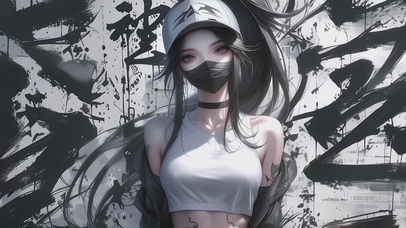 【原创】水墨风少女