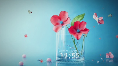 清新简约AI插画