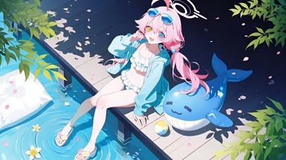 小屋泳装少女-小鸟游星野