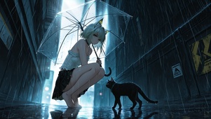 寂静雨天