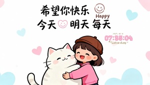 简约治愈文字桌面