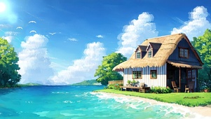 治愈海中小屋