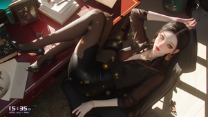 唇凝樱色，微笑能软化坚冰之心