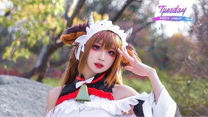 4K清纯女仆美女