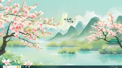 4k 唯美春季桃花林