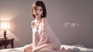 纯欲系可爱短发女生