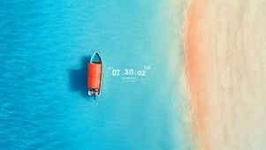 海面小船