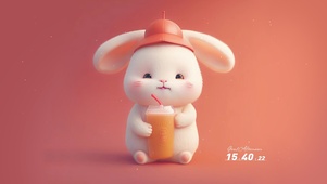 爱喝奶茶的兔子