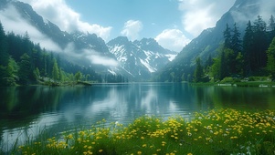 美丽山谷
