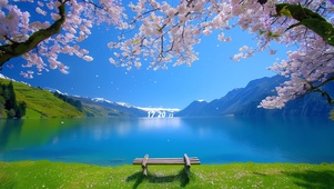 落花湖畔
