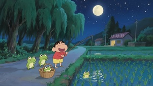 夏夜农田边蜡笔小新
