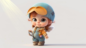 可爱的小孩