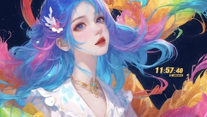 治愈彩虹少女