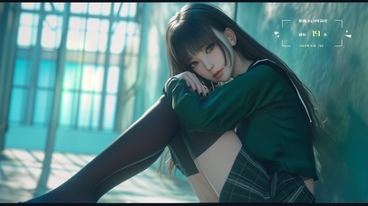 课间休息的女生