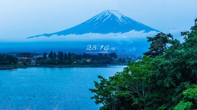 4K 唯美富士山下