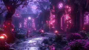 赛博霓虹神秘魔法学院