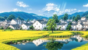 诗情画意江南