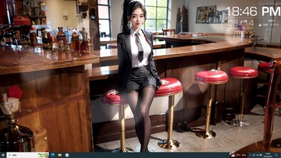 酒吧美少女 高马尾御姐