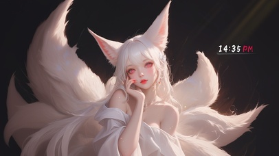 魅惑九尾狐少女