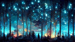 梦幻荧光森林