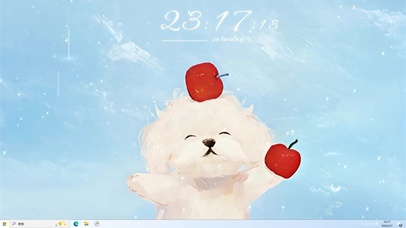 苹果小狗  主题