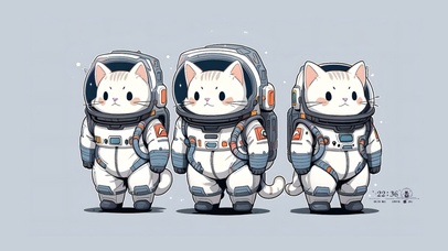 宇航员猫咪