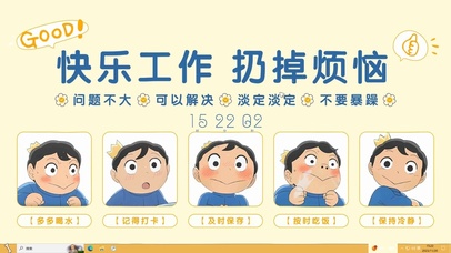 快乐主题 扔掉烦恼