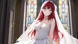 红发的花嫁女孩