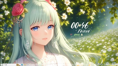 4k长发大眼美女 AI绘画