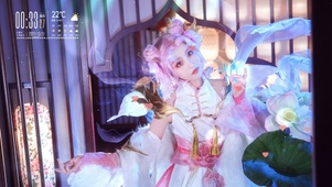 唯美丸子头动漫美女