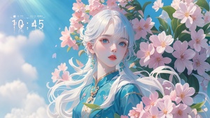 4K 浪漫女生