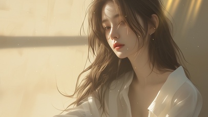 4K夏日悠闲慵懒美女 午后43